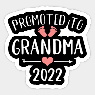 Promoted To Grandma 2022 Sticker